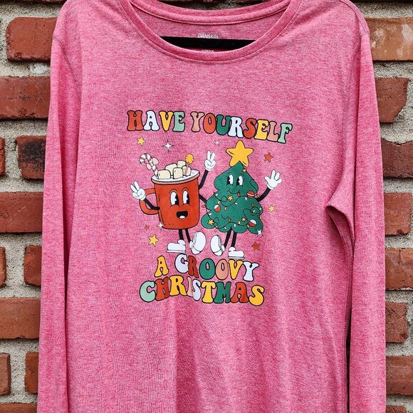 Groovy Christmas Graphic RetroTee - Picture 1 of 3